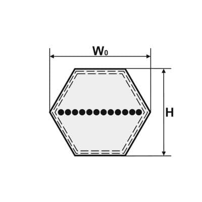 Кабели Ремень шестигранный НВВ-5450 (BB215) HIMPT