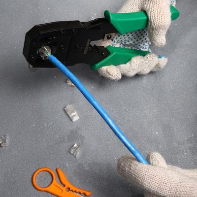 Кабели Кримпер для обжима 8P8C, 6P6C, 4P4C HT-200 REXANT 12-3441