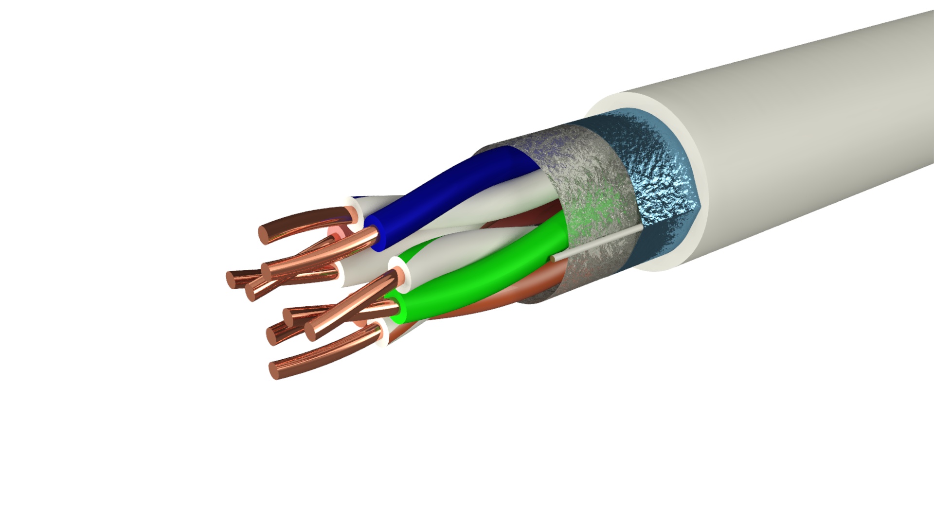 Кабель НВПЭ 4х2х0.52